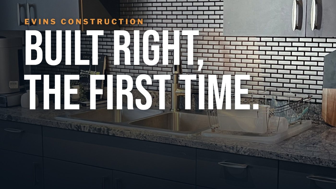 A frame from the Evins Construction commercial